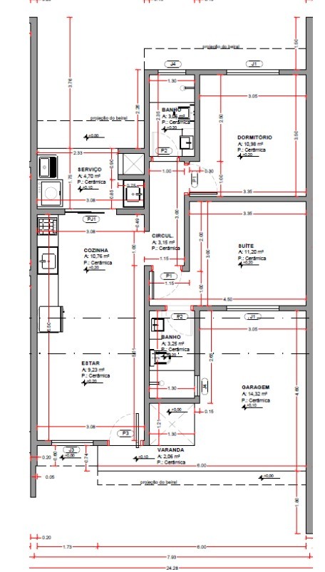 Geminado suíte mais um quarto  à Venda no Centro de Schroeder - Unidade 2